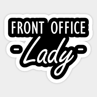 School Secretary - Front Office Lady w Sticker